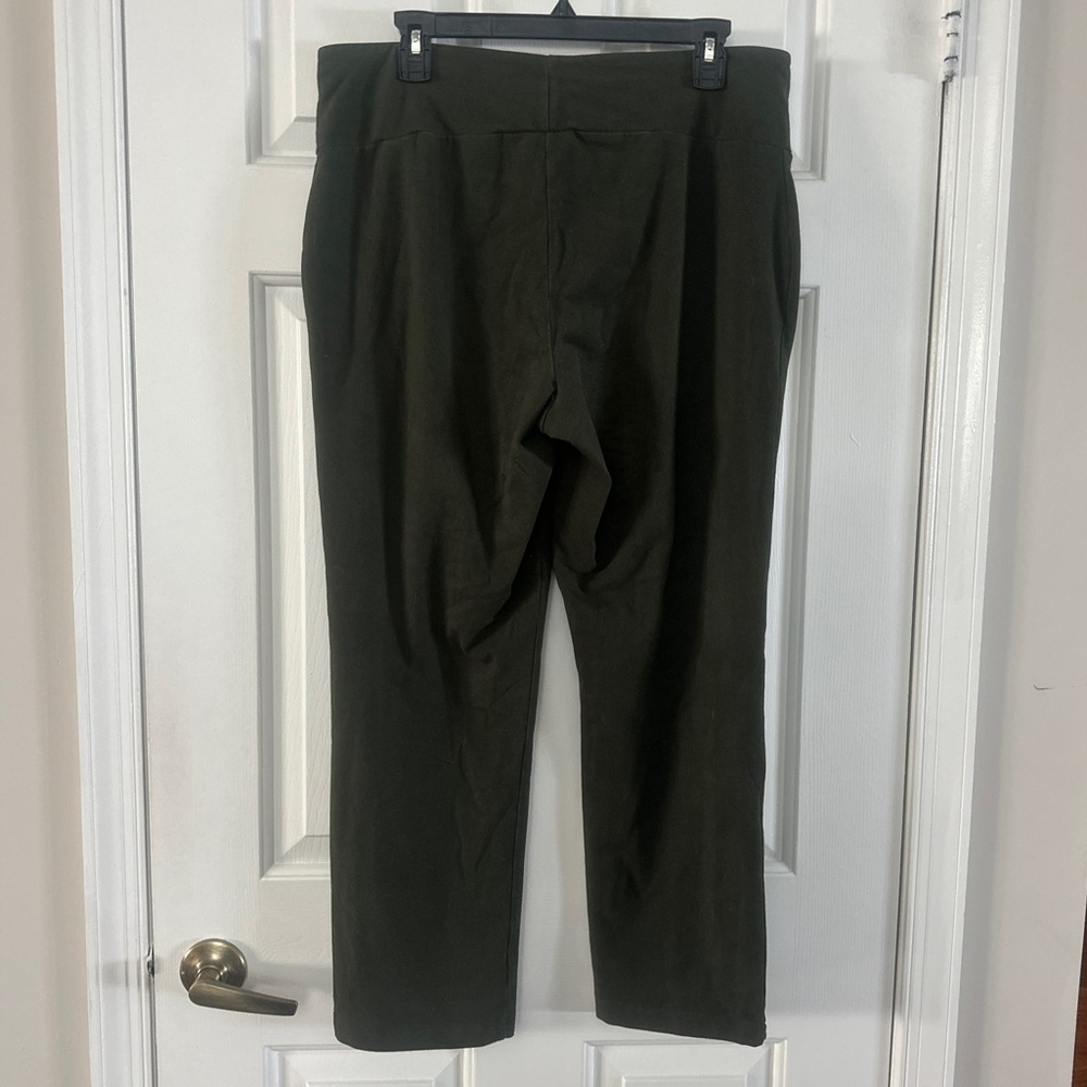 Women with Control Olive Pull On Pants - Picture 3 of 3